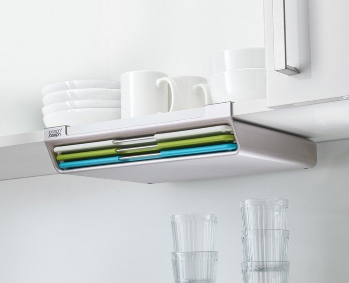 Joseph Joseph FOLIO Zestaw 3 Desek do Krojenia w Etui do Szafki