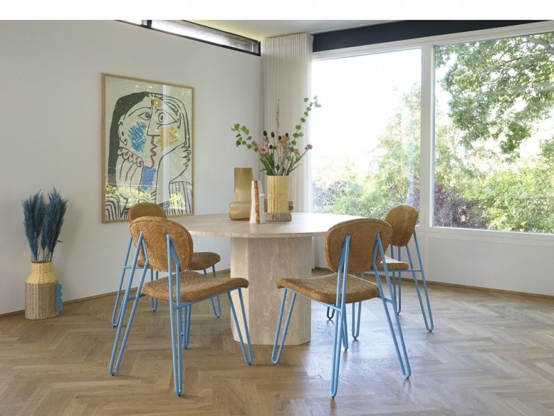 Villa Denmark STYLES Kolorowy Wazon - Koszyk Dekoracyjny 38 cm / Żółty