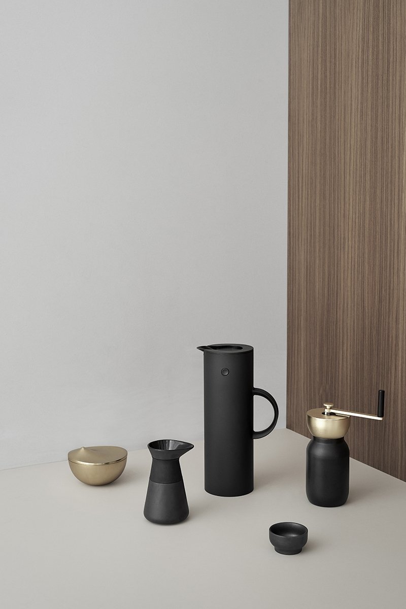 Stelton COLLAR Ręczny Młynek do Kawy - Złoty / Czarny