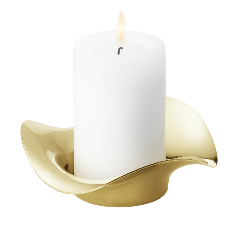 Georg Jensen COBRA Świecznik 13 cm Złoty
