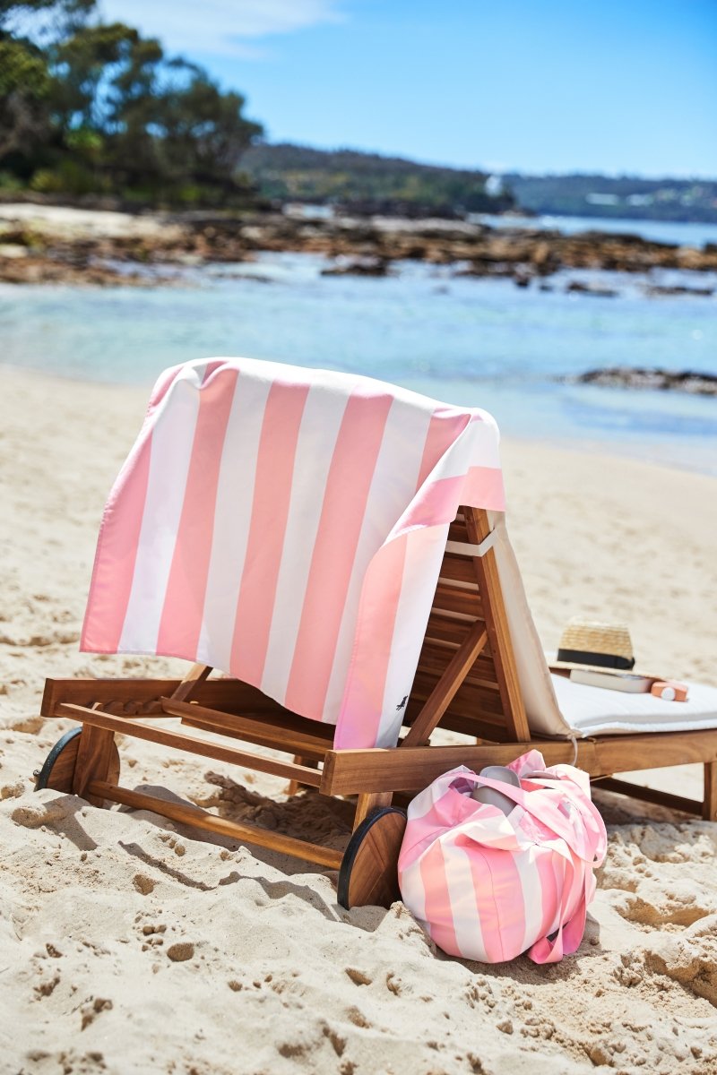 Dock &amp; Bay CABANA Szybkoschnący Ręcznik Plażowy XL 200x90 cm / Malibu Pink