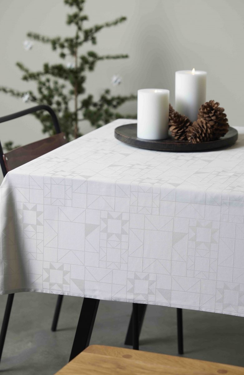 Sodahl CHRISTMAS STAR Obrus Świąteczny 140x370 cm Beżowy