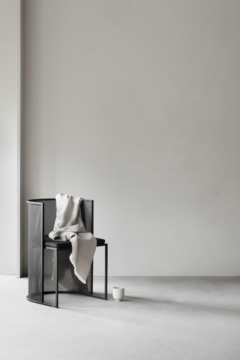 Kristina dam studio BAUHAUS Krzesło Ogrodowe / Czarne