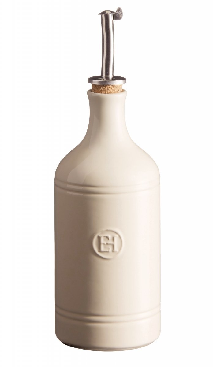 Emile Henry KITCHEN Butelka na Oliwę 450 ml Kremowa