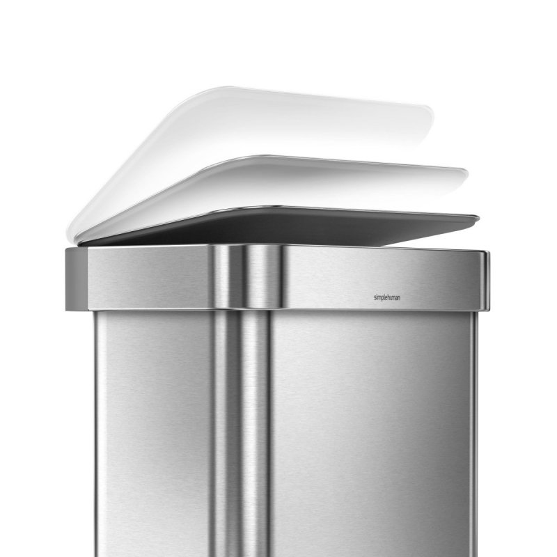 simplehuman LINER POCKET Kosz na Śmieci 45 l Pedałowy - Stal FPP