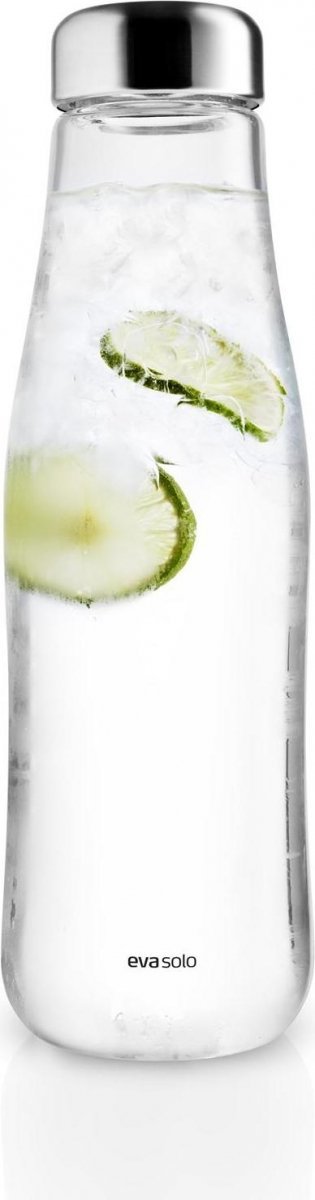 Eva Solo GLASS Karafka do Wody 1,3 l ze Stalowym Korkiem