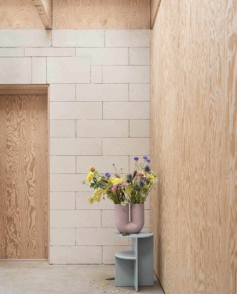 Muuto KINK Wazon do Kwiatów - Różowy / Dusty Lilac