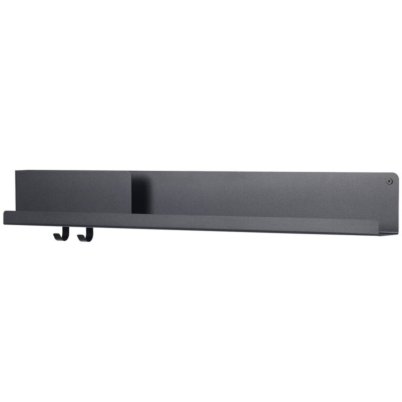 Muuto FOLDED Organizer - Półka Ścienna 96 cm Czarna