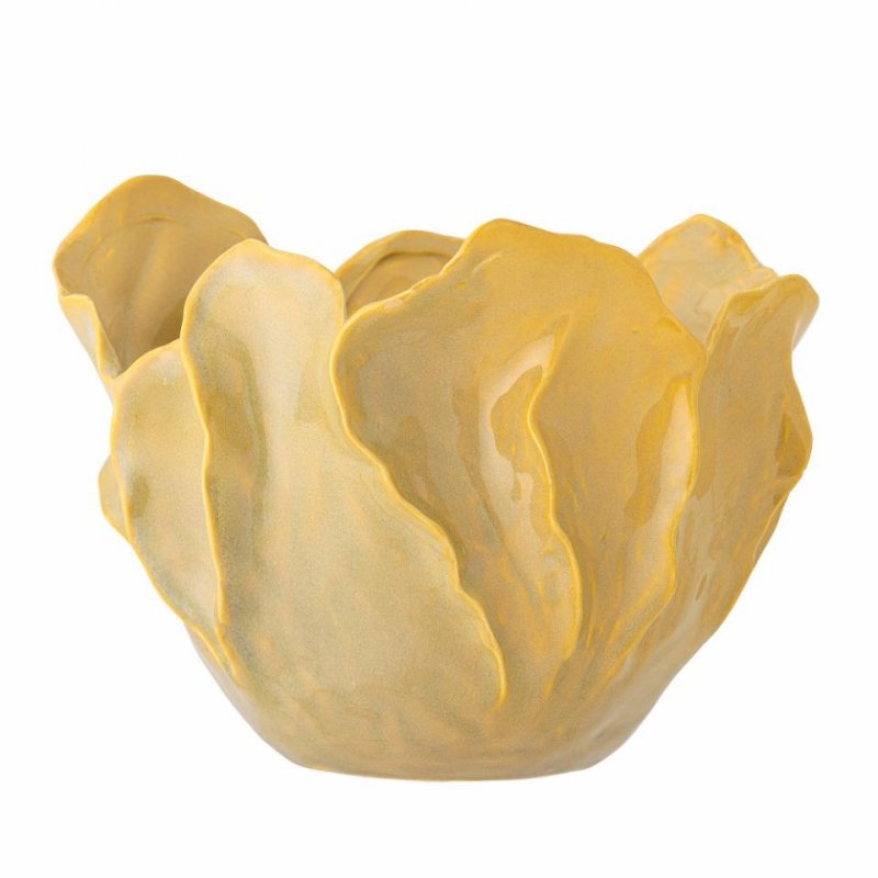 Bloomingville BASTIEN Misa Dekoracyjna 25 cm / Żółta