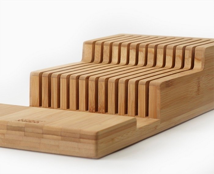 Joseph Joseph DRAWER Dwupoziomowy Wkład na Noże do Szuflady / Drewniany