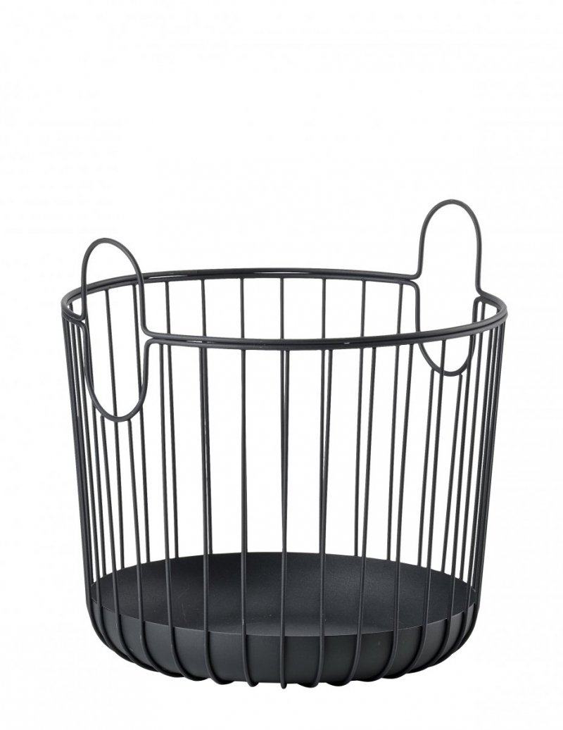 ZONE Denmark INU Metalowy Kosz do Przechowywania 30 cm Czarny