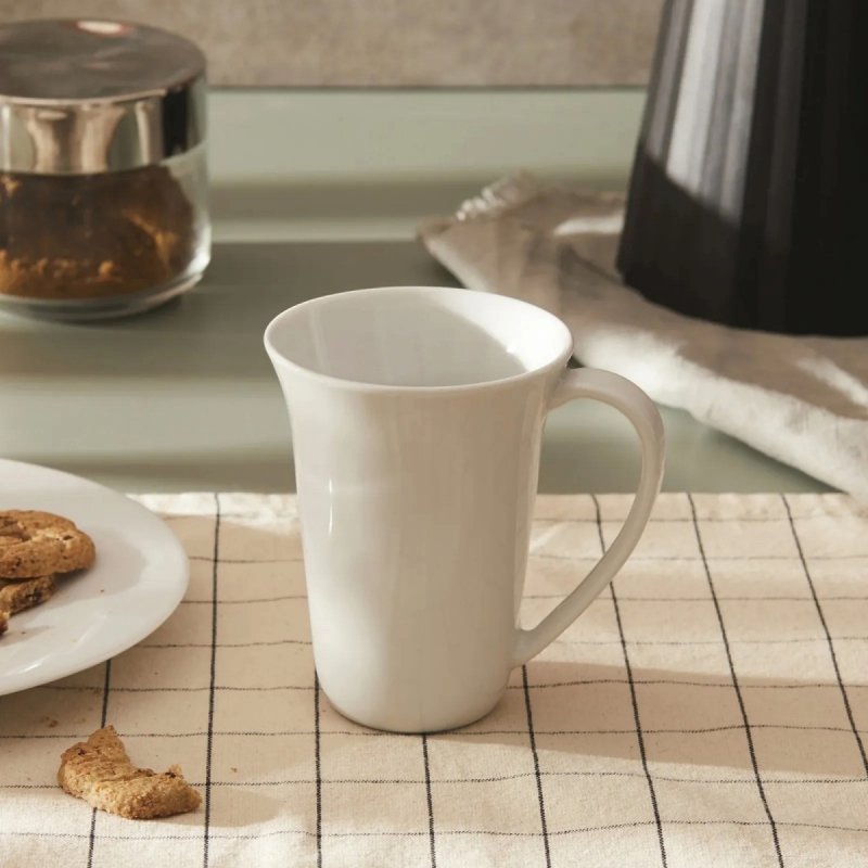 Alessi KU Kubek Porcelanowy 300 ml 4 Szt. / Biały