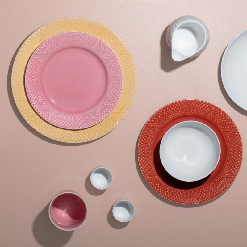 Lyngby Porcelain RHOMBE COLOR Talerz Płaski 27 cm Sand