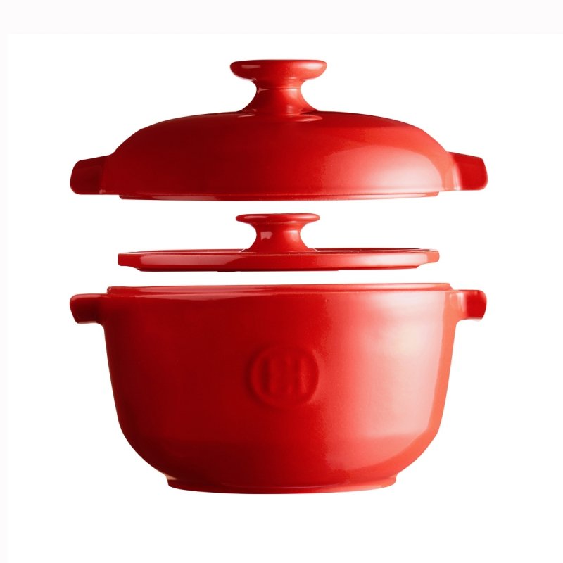 Emile Henry KITCHEN Ceramiczny Garnek do Gotowania Ryżu / Czarny