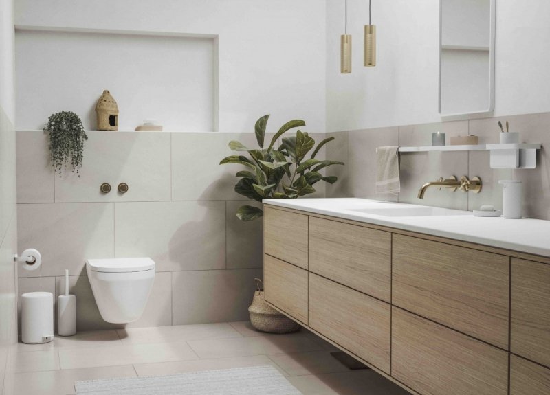 ZONE Denmark RIM Wolnostojąca Szczotka Toaletowa do WC Biała