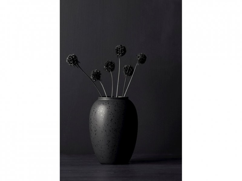 Bitz HOME Wazon do Kwiatów 20 cm Czarny Mat