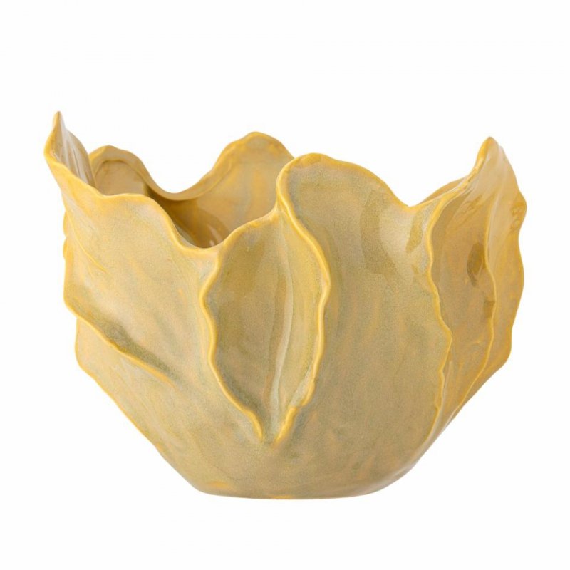 Bloomingville BASTIEN Misa Dekoracyjna 25 cm / Żółta