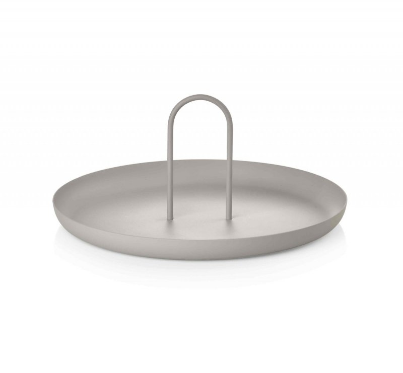 ZONE Denmark SINGLES Organizer - Tacka do Przechowywania z Uchwytem 30 cm Jasnoszara