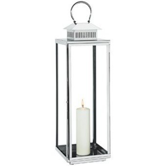 Cilio TORRE Lampion 77 cm Srebrny
