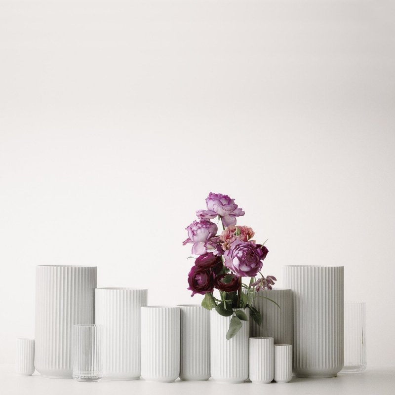Lyngby Porcelain LYNGBY Wazon do Kwiatów 15 cm Czarny