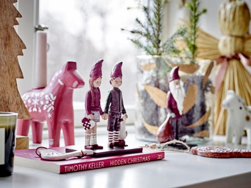 Bloomingville CHRISTMAS ELION Figurka Świąteczna / Para Elfów