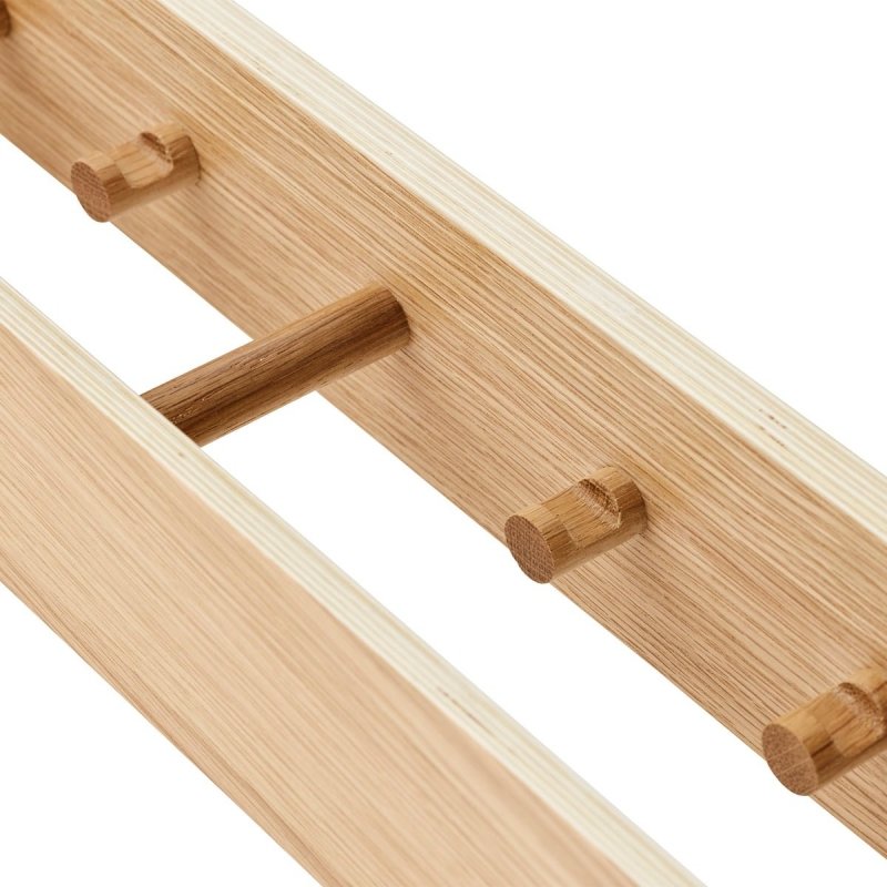 Menu EPOCH Wieszak Ścienny na Ubrania, Ręczniki 79 cm Ciemny Dąb