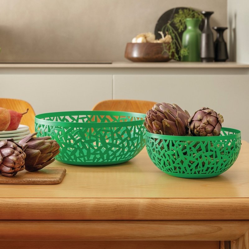 Alessi CACTUS! Kosz / Misa na Owoce 29 cm Zielona