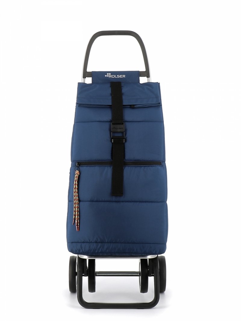 Rolser BIG POLAR 4 Wózek na Kółkach - Torba na Zakupy / Czarna