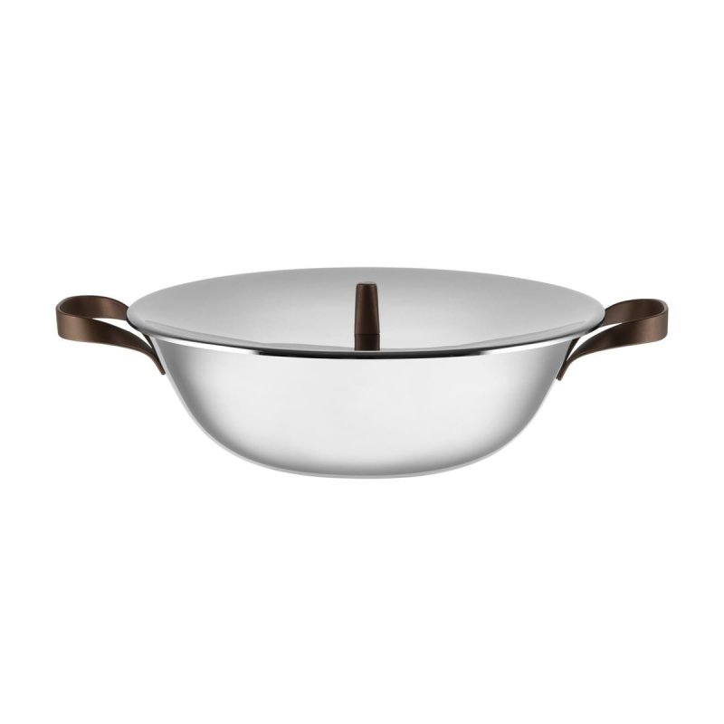 Alessi EDO Wok Stalowy 36 cm