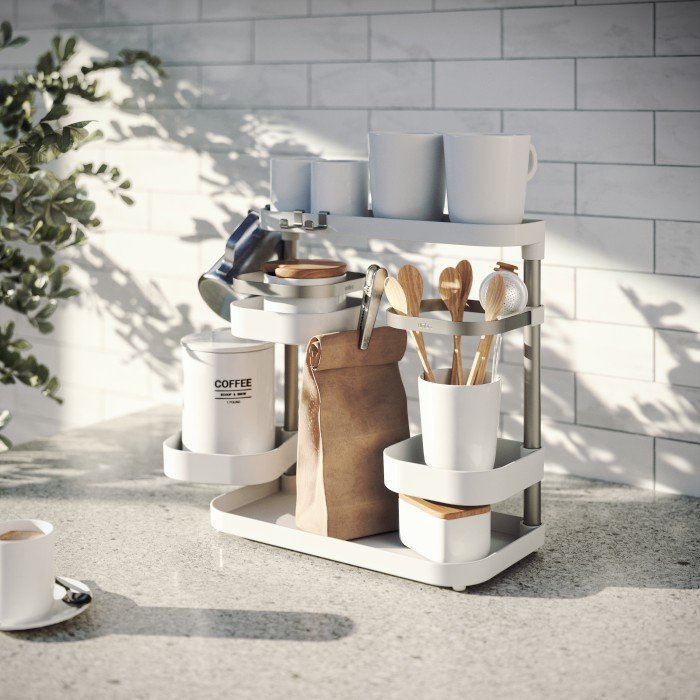 Umbra HOLESTER Organizer Nablatowy / Biały