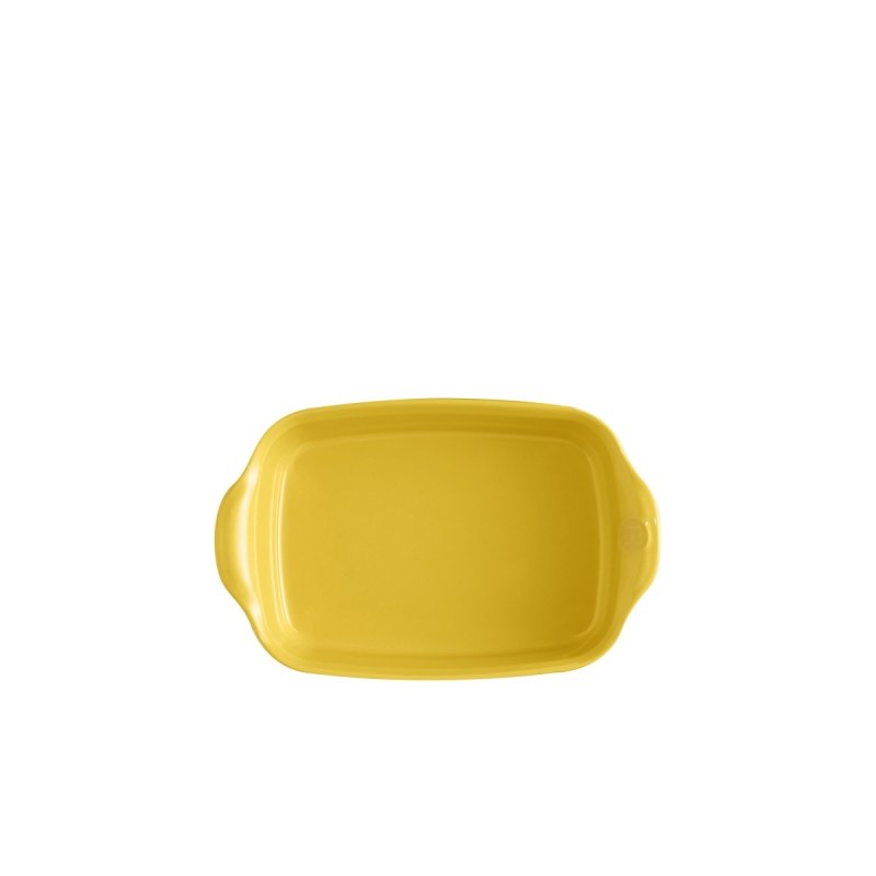 Emile Henry NATURAL CHIC Prostokątna Forma - Naczynie do Zapiekania 22x14,5 cm Żółte