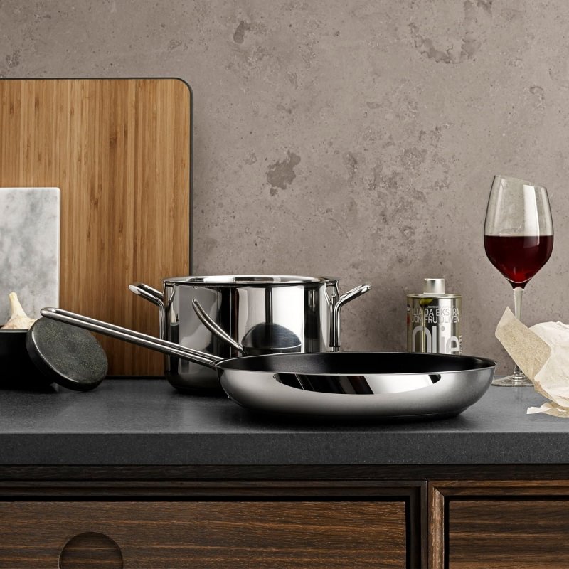 Eva Solo TRIO Patelnia Stalowa z Powłoką Ceramiczną 30 cm