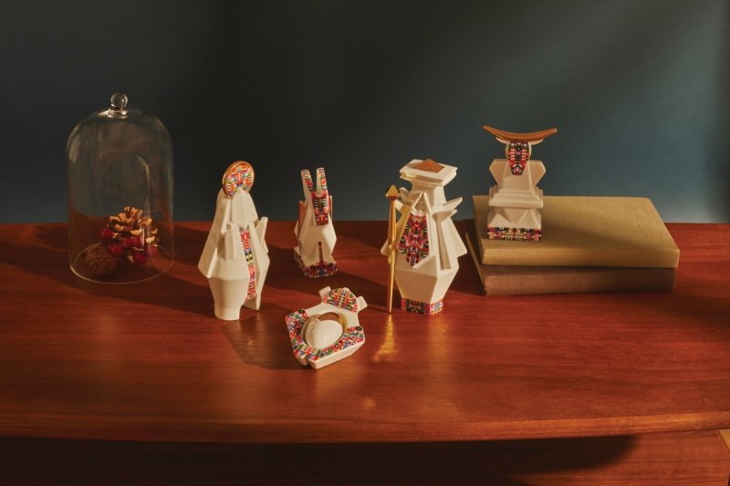 Alessi CHRISTMAS COLLECTION Świąteczna Figurka z Porcelany / Osioł