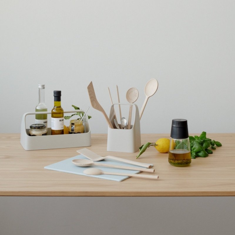 RIG-TIG by Stelton HANDY-BOX Mały Organizer - Pojemnik Kuchenny - Jasnoszary