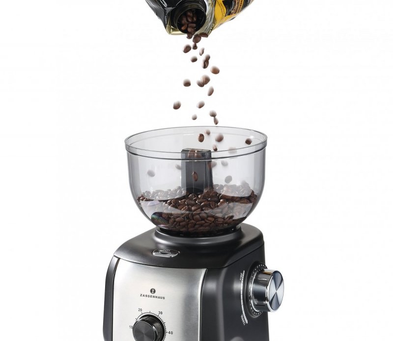 Zassenhaus ARABICA Elektryczny Młynek do Kawy / Czarny