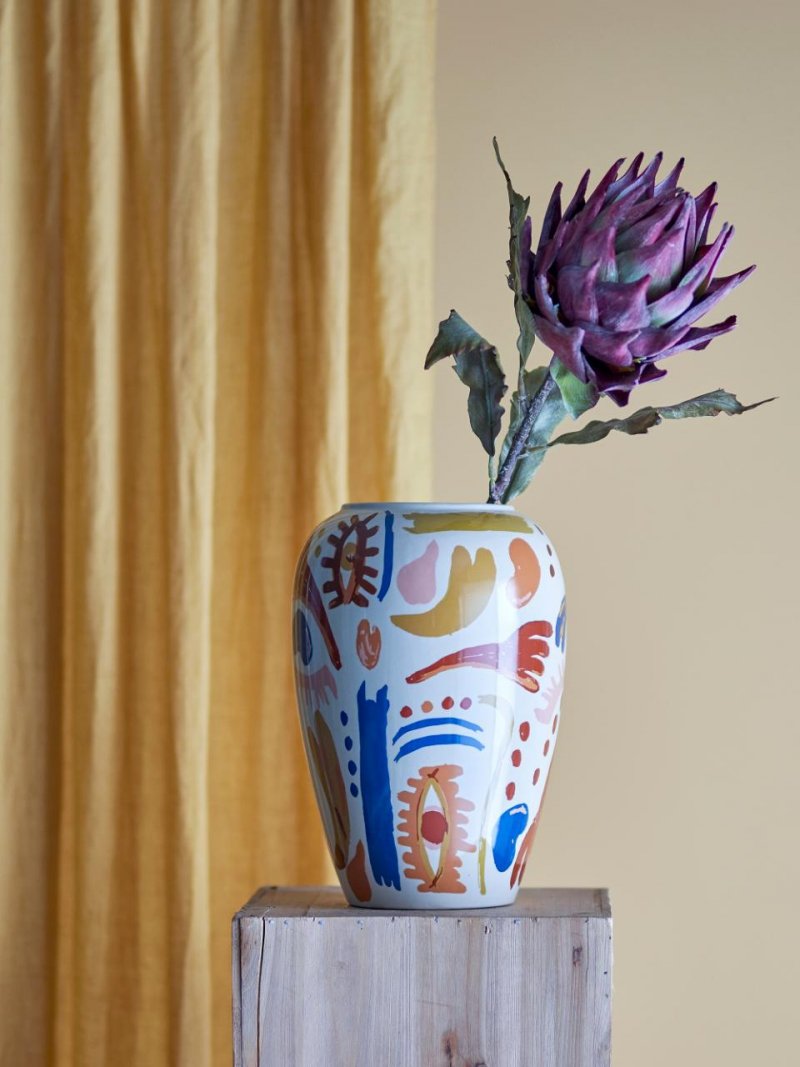 Bloomingville HORUS Wazon do Kwiatów 32 cm / Pomarańczowy