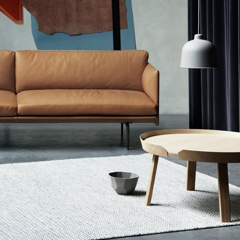 Muuto GRAIN Lampa Wisząca 21 cm Niebiesko-Szara