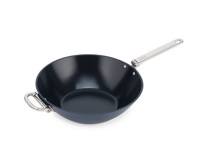 Joseph Joseph SPACE Wok ze Składanym Uchwytem 32 cm / Granatowy
