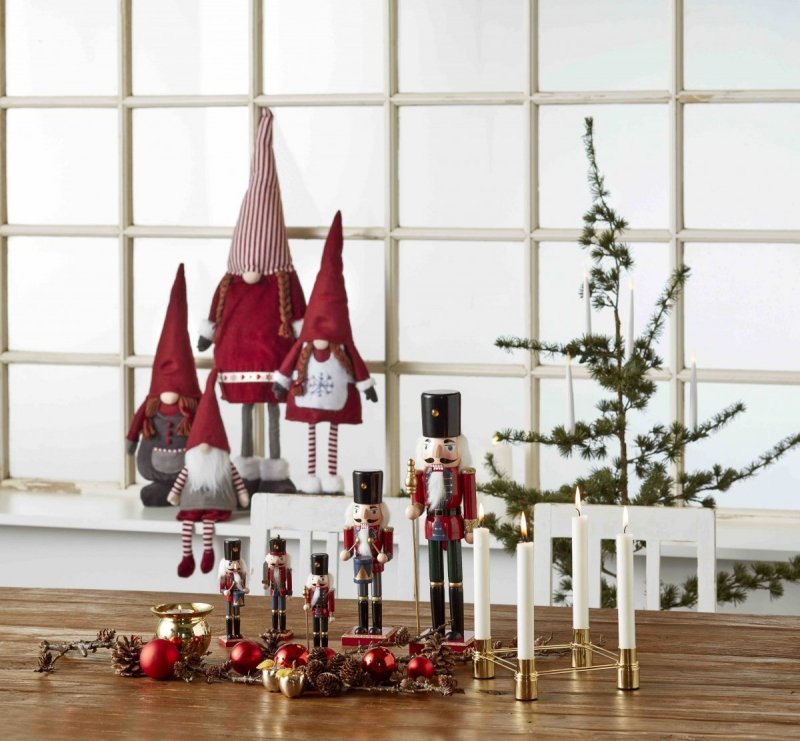 Scandinavia CHRISTMAS Świąteczny Skrzat / Krasnal Filcowy 60 cm Uvi