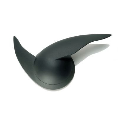 Alessi WALTER WAYLE II Zegar Ścienny / Czarny
