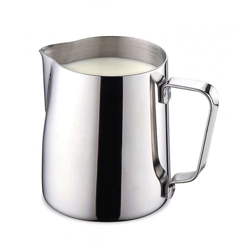 Bastian JUG Stalowy Dzbanek do Spieniania Mleka 500 ml / Srebrny Połysk