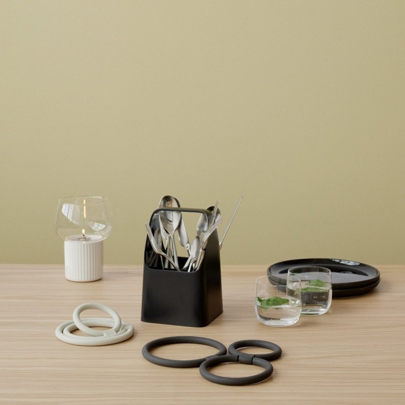 RIG-TIG by Stelton HANDY-BOX Mały Organizer - Pojemnik Kuchenny - Czarny