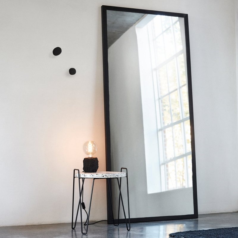 Muubs WASHINGTON Lustro Ścienne w Metalowej Ramie 120 cm / Czarne
