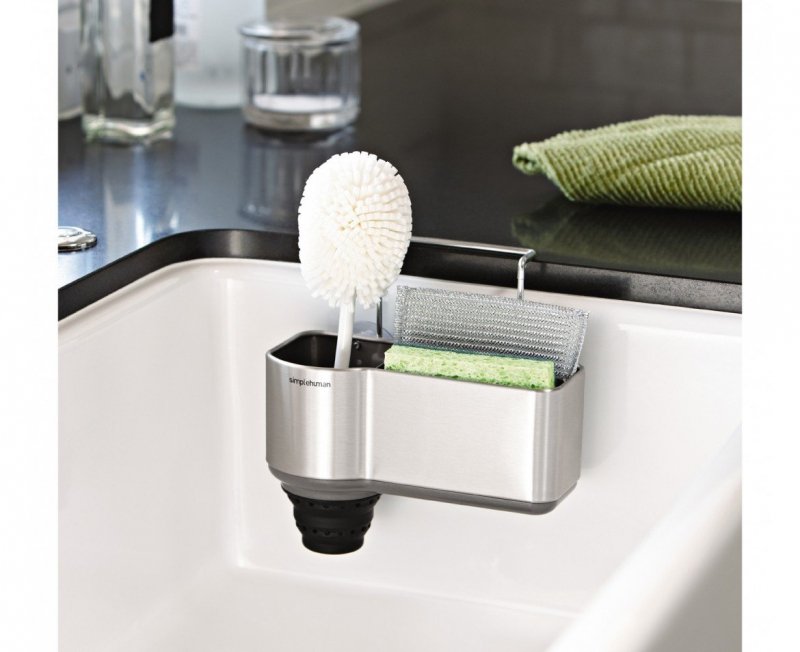 Simplehuman SINK CADDY Pojemnik do Zlewu - Uchwyt na Gąbkę i Akcesoria