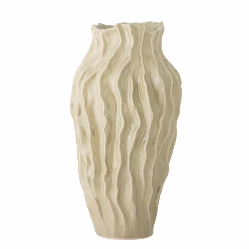 Bloomingville VALERIA Ceramiczny Wazon do Kwiatów 38 cm / Szary