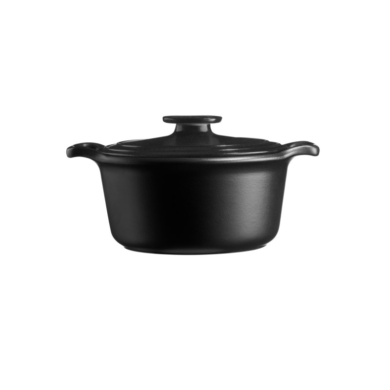 Emile Henry SUBLIME+ Garnek Ceramiczny 4 l / Czarny