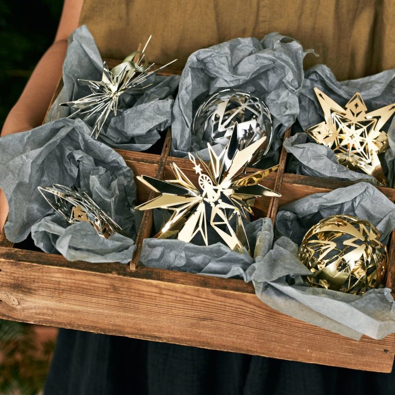 Rosendahl KAREN BLIXEN Christmas Zawieszka Świąteczna - Kula Srebrna