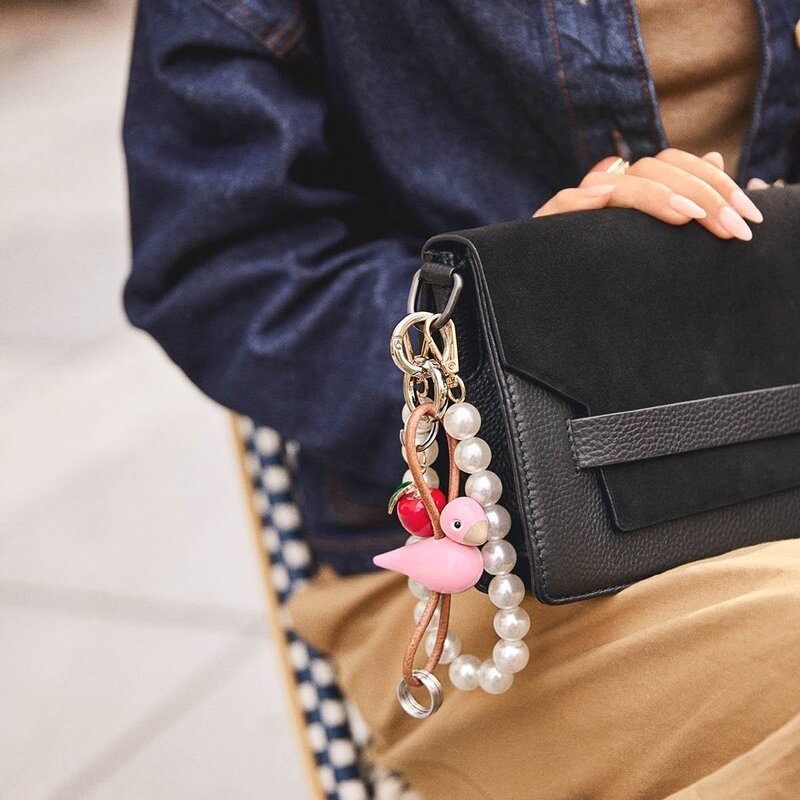 Kay Bojesen SONGBIRD Brelok do Kluczy - Przywieszka do Torebki - Ptaszek / Jasnozielony