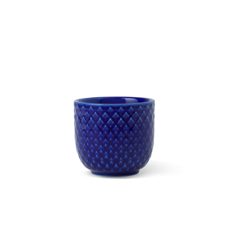 Lyngby Porcelain RHOMBE COLOR Kieliszek do Jajka - Granatowy
