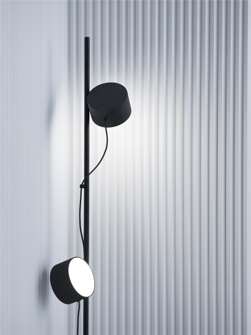 Muuto POST Lampa Stojąca - Podłogowa / Czarna